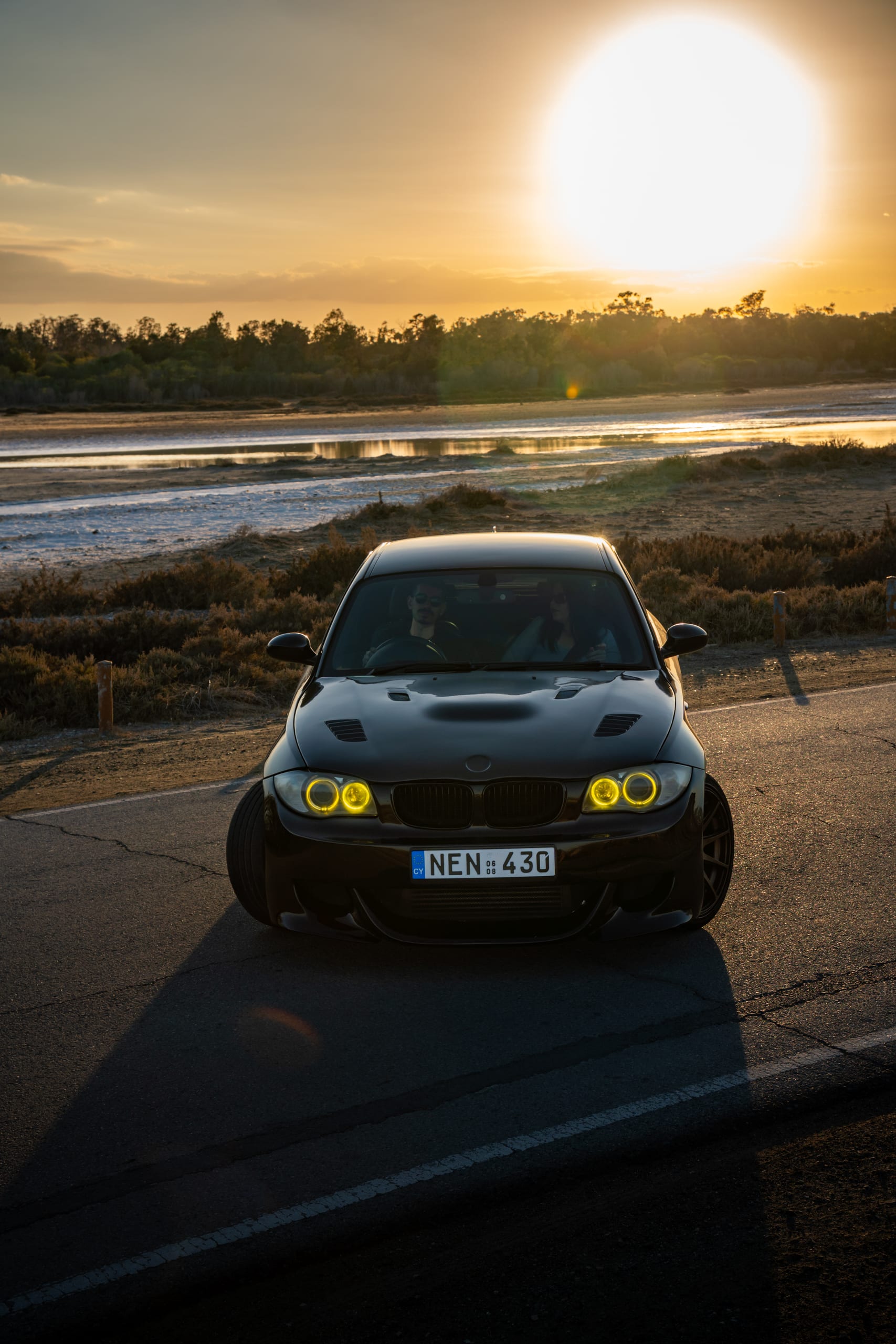 Black BMW E82 — 7