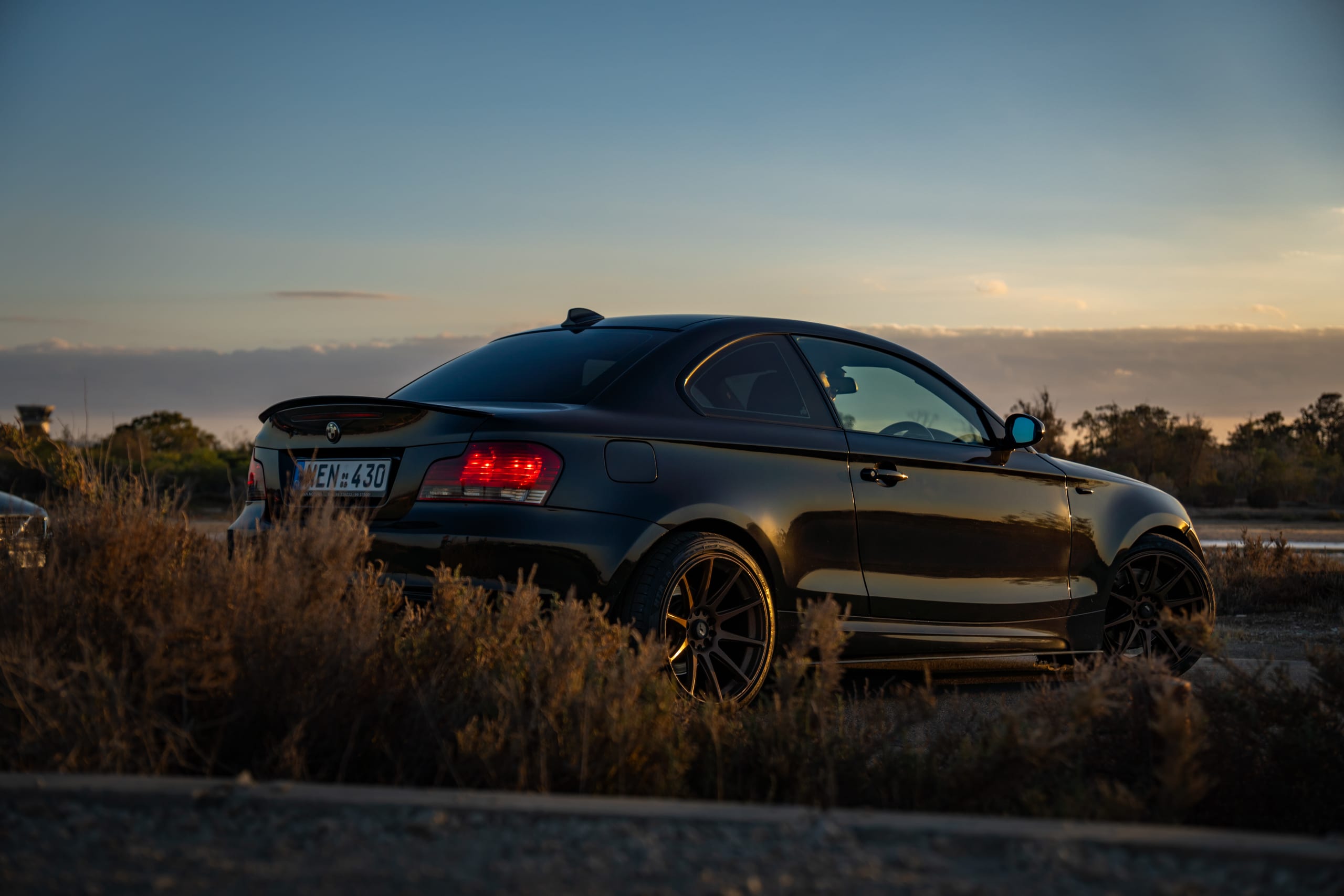 Black BMW E82 — 10